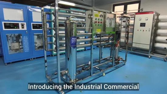 Advanced Commercial Industrial Reverse Osmosis Water Purification System for RO Water